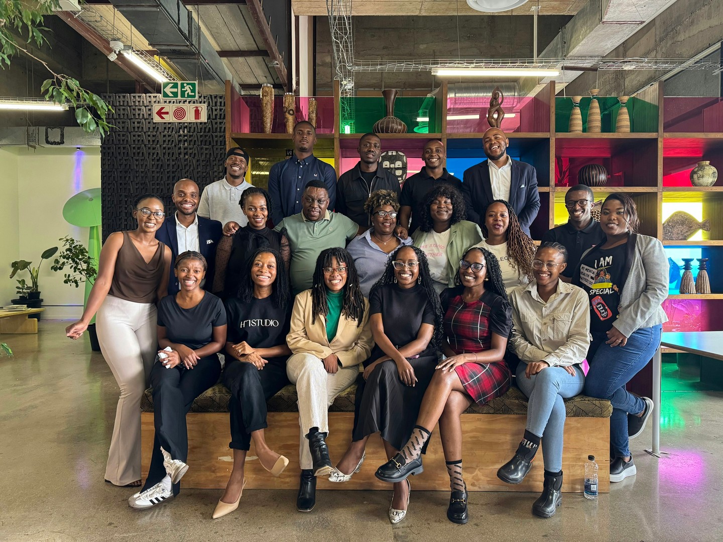 Leigh Zanah with the 54 Collective 2024 investment and mentorship programme